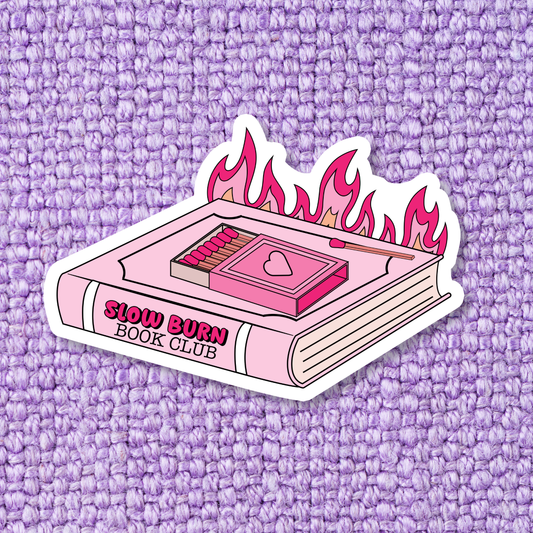 Slow Burn Book Club | Sticker