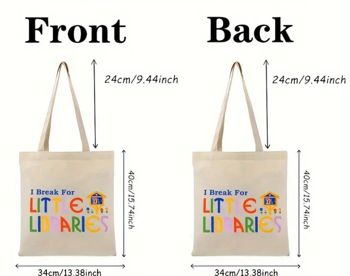 Free Little Library Book Bag  (pre order)