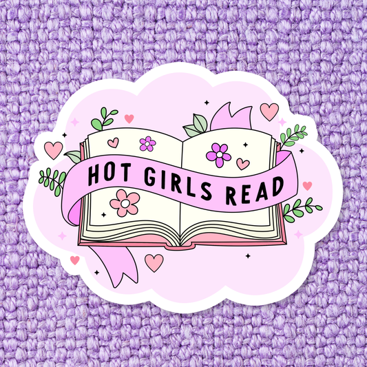 Hot Girls Read | Sticker