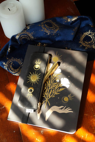 Moon Phase Notebook Pouch