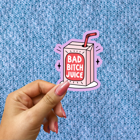 Bad B**** Juice Box | Sticker