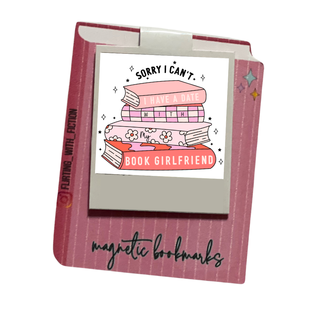 Book Girlfriend - Magnetic Bookmark
