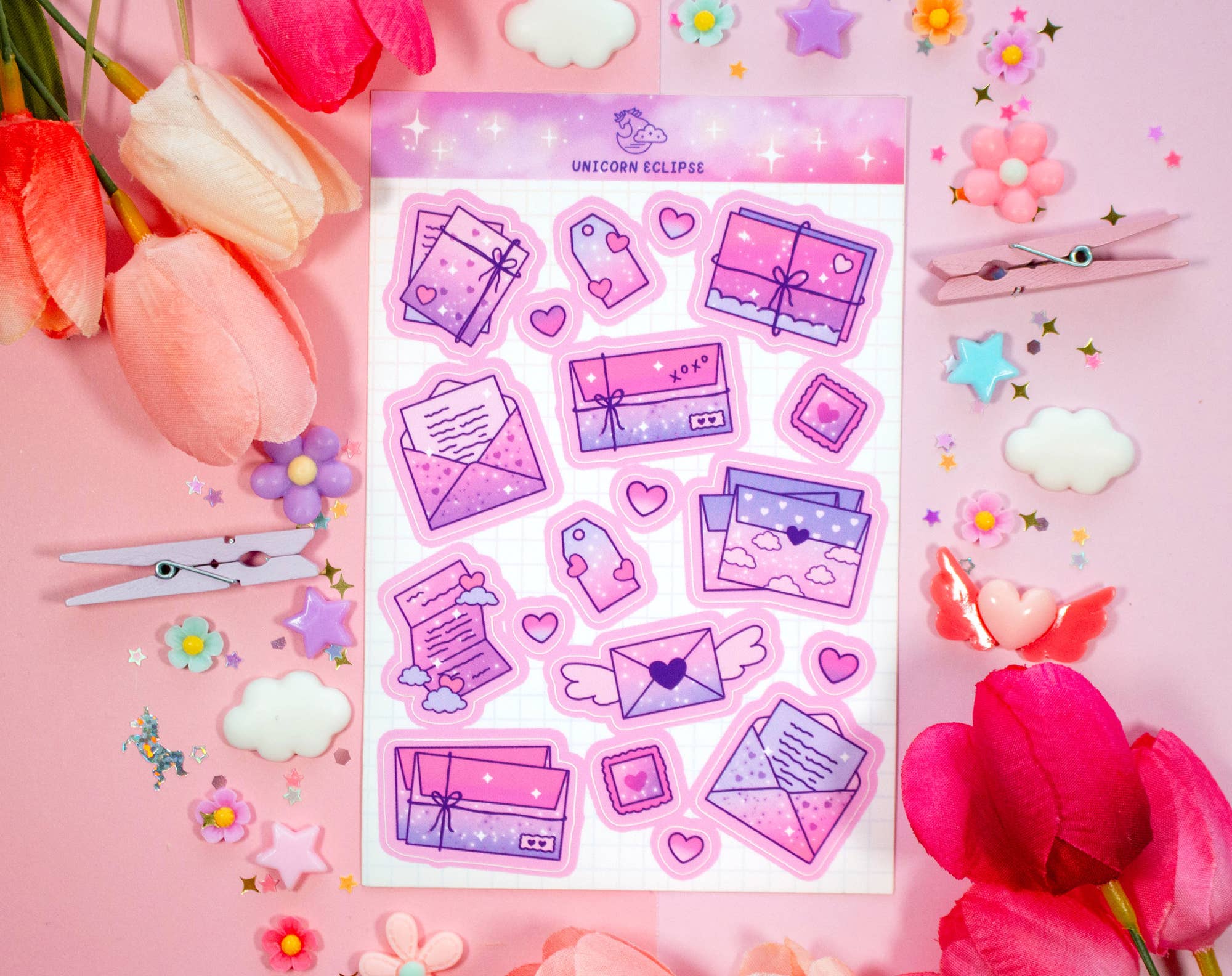 Love Letters | Sticker Sheet – Flirting With Fiction