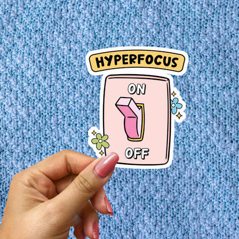 HyperFocus On | Sticker