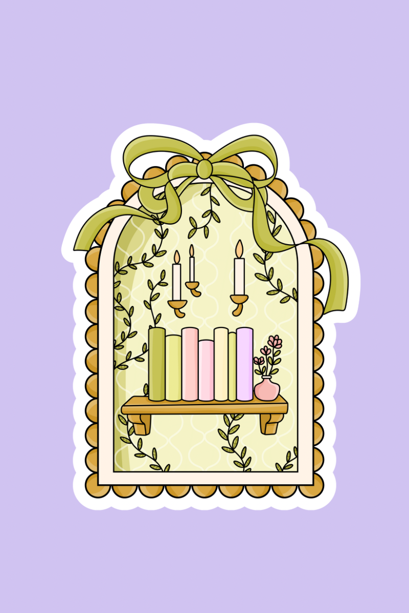 Bookshelf Window | Sticker