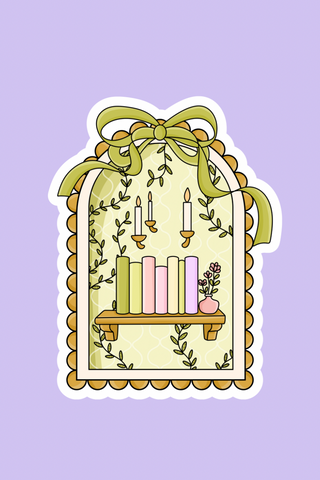 Bookshelf Window | Sticker