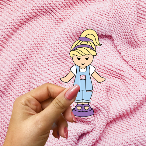 Polly Pocket - Side Ponytail | Sticker