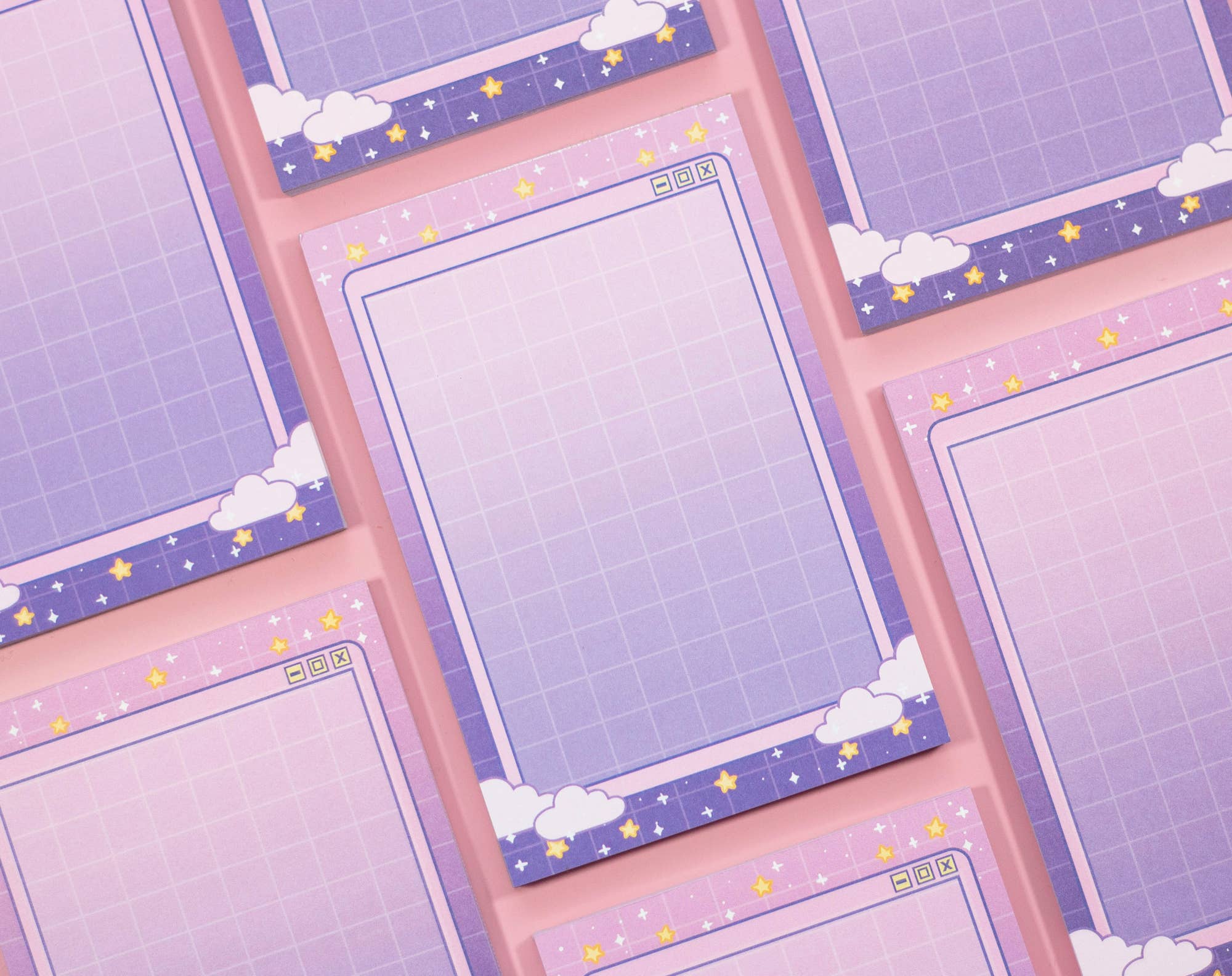 Purple Gradient Clouds | Notepad