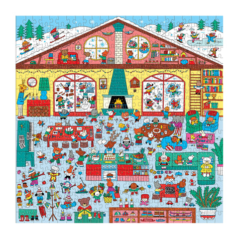 Winter Chalet 500 Piece Search & Find Puzzle