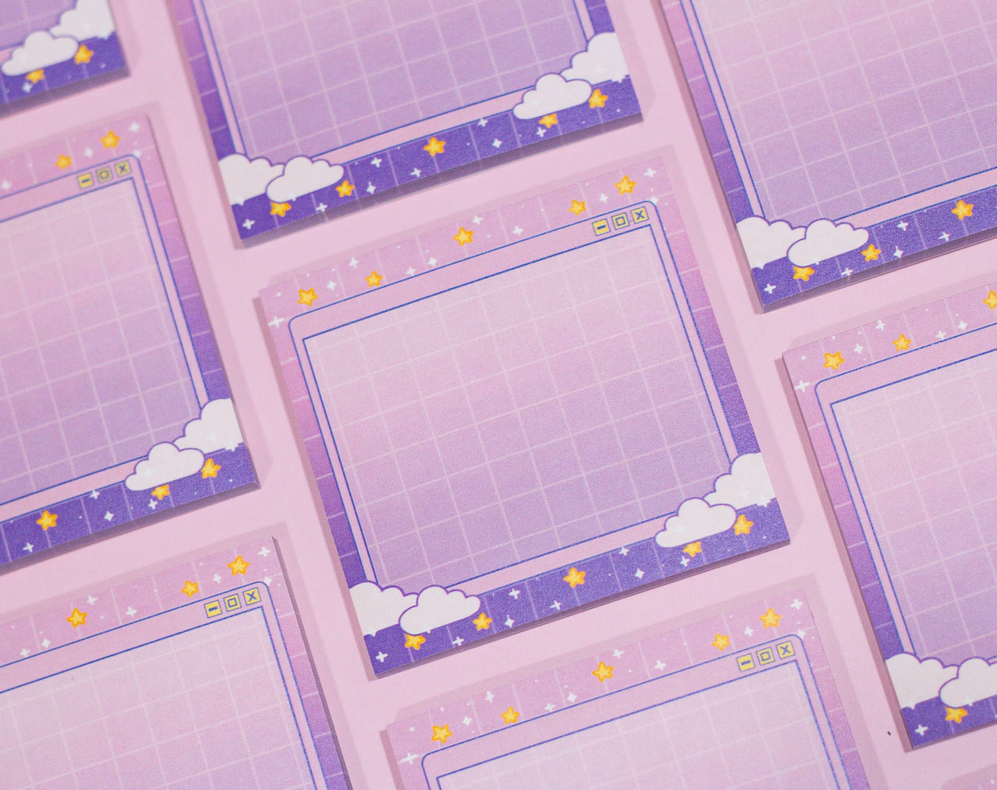 Purple Gradient Clouds | Sticky Notes