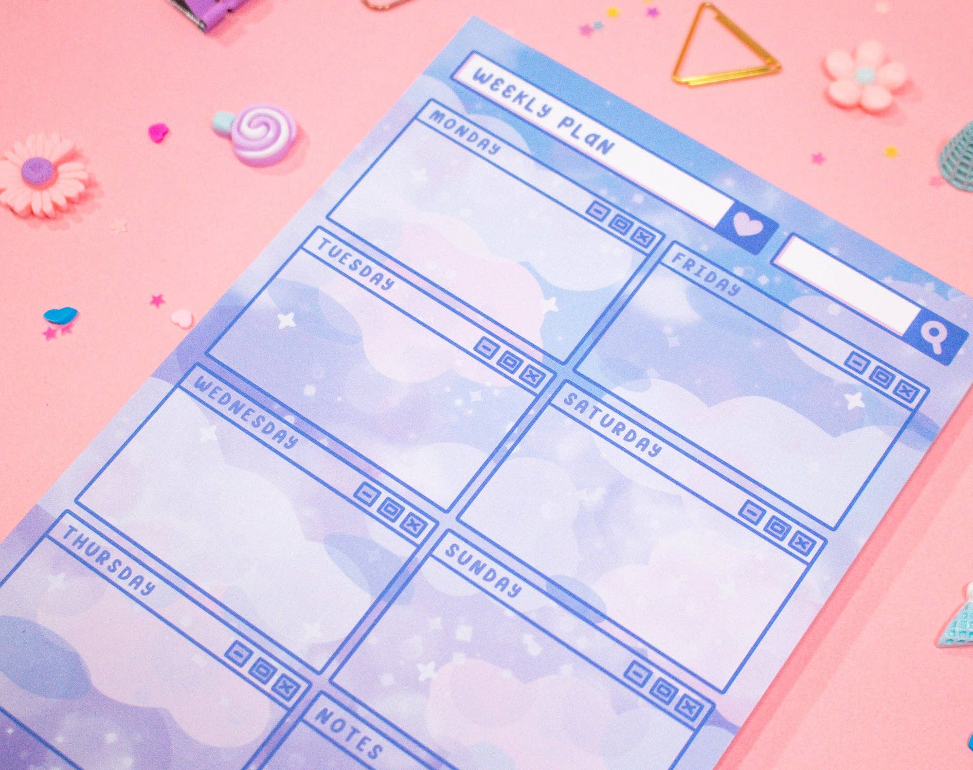 Blue Skies | Weekly Planner Pad