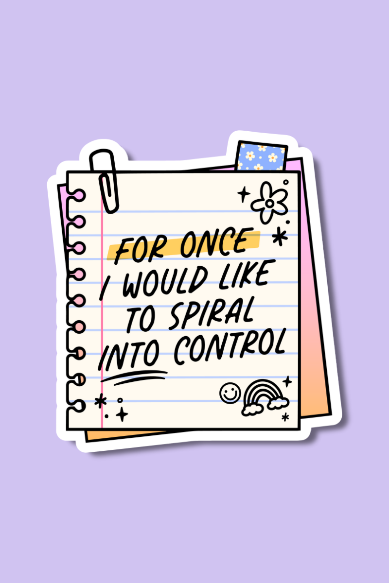 Spin Into Control | Sticker