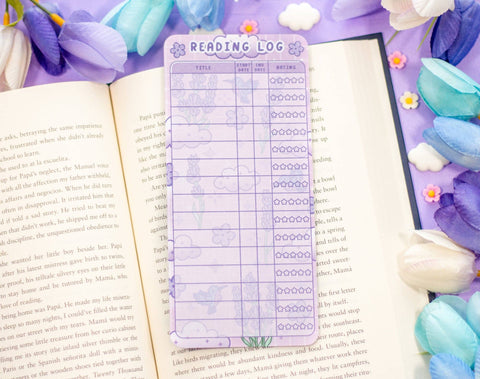 Lavender Dreams Reading Log | Bookmark