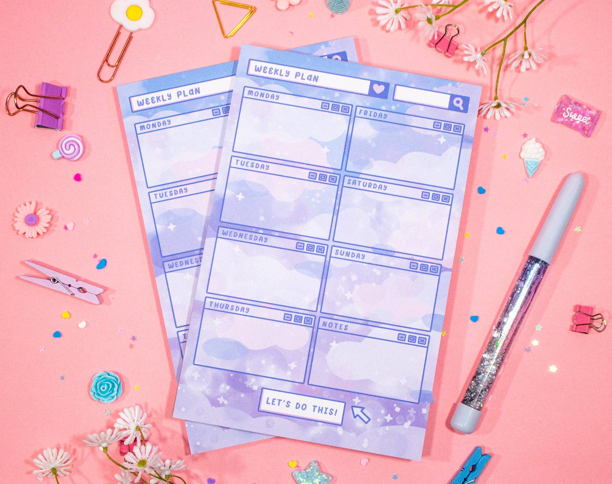 Blue Skies | Weekly Planner Pad