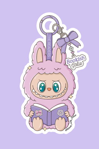 Bookish Labubu | Sticker