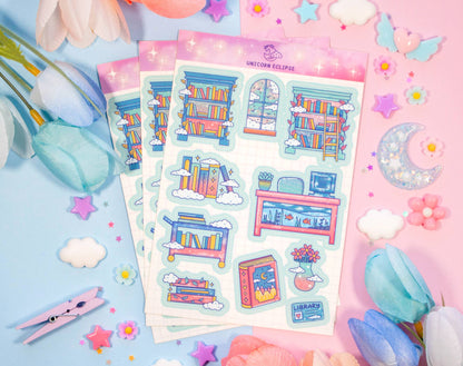 Library | Sticker Sheet