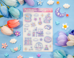 Curious Chemistry Sticker Sheet