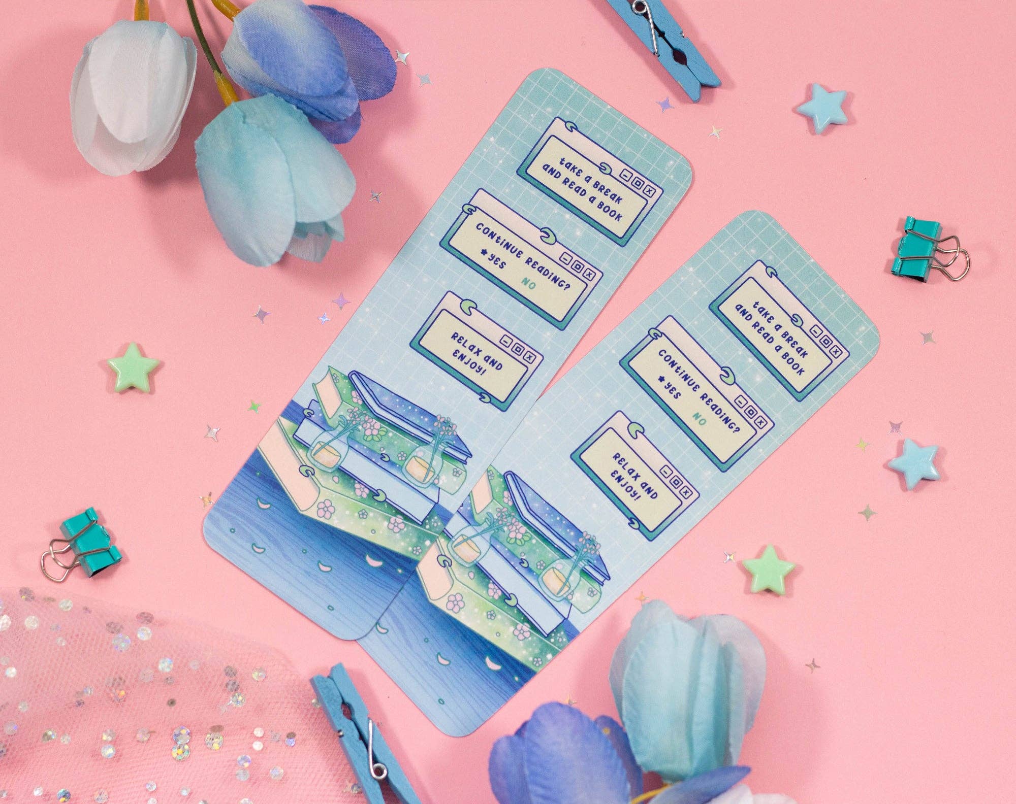 Stacked Books | Bookmark