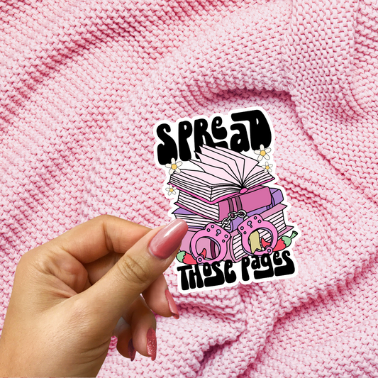 Spread Those Pages| Sticker