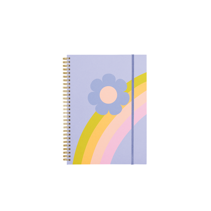 Rainbow Flower Notebook