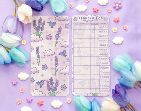 Lavender Dreams Reading Log | Bookmark