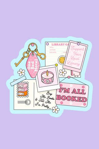 Bookish Collage  | Sticker