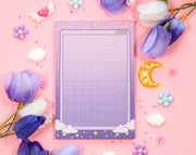Purple Gradient Clouds | Notepad