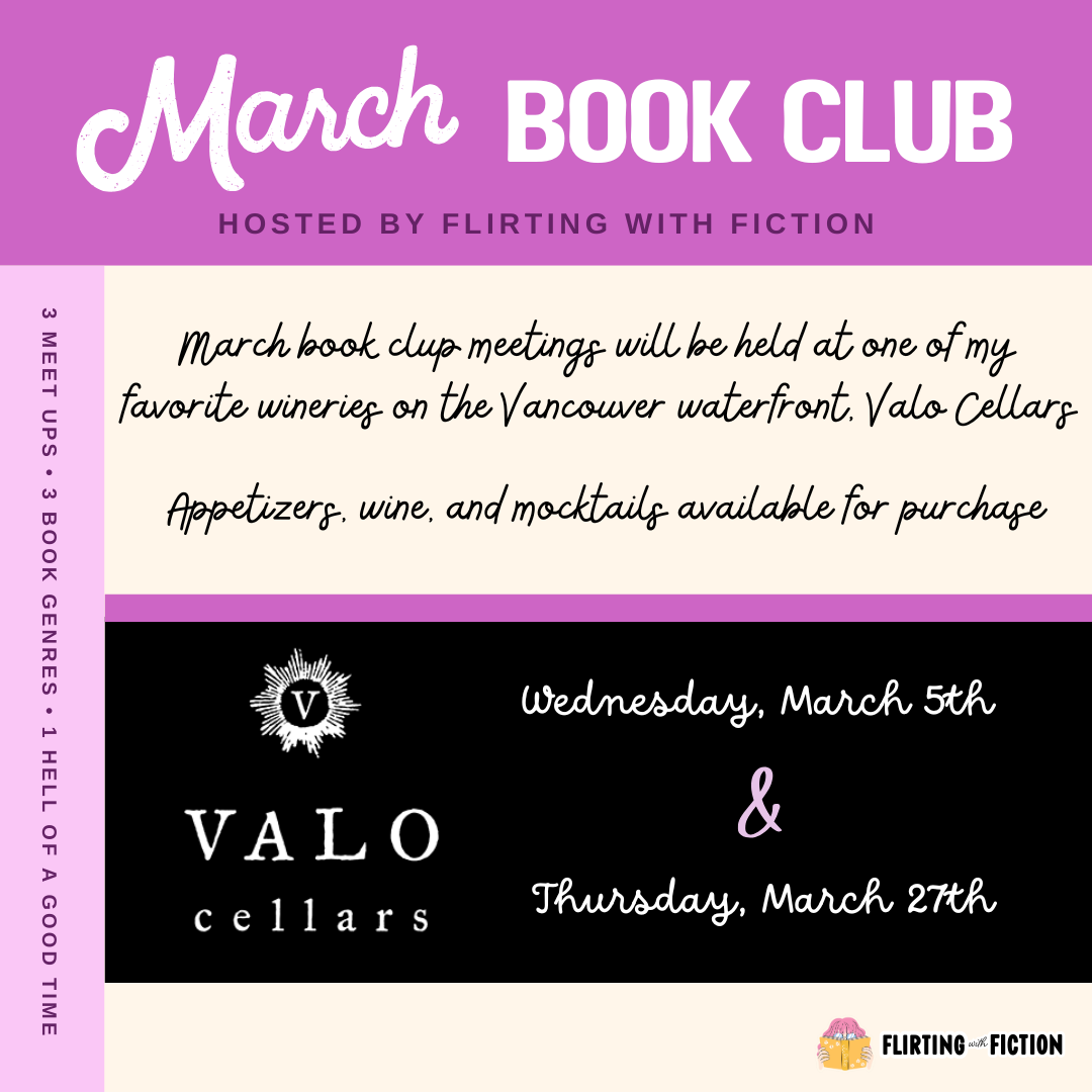 March Book Club & Winery Events