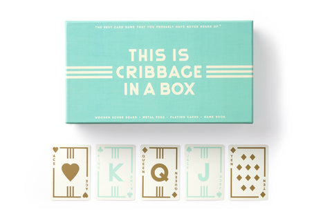 Brass Monkey Cribbage In A Box Cribbage Game Set