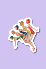 Synchronized Cuties | Sticker