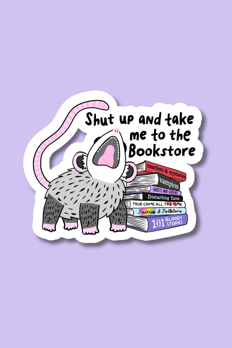 Take Me To The Bookstore | Sticker