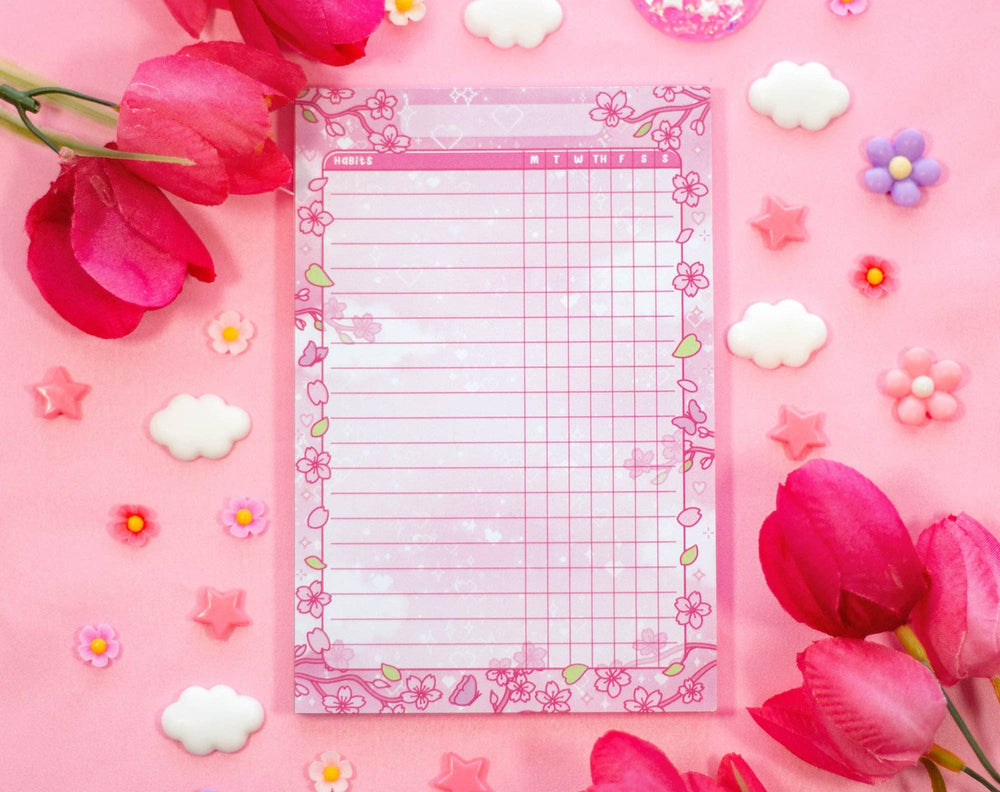 Sakura Habit Tracker |Notepad