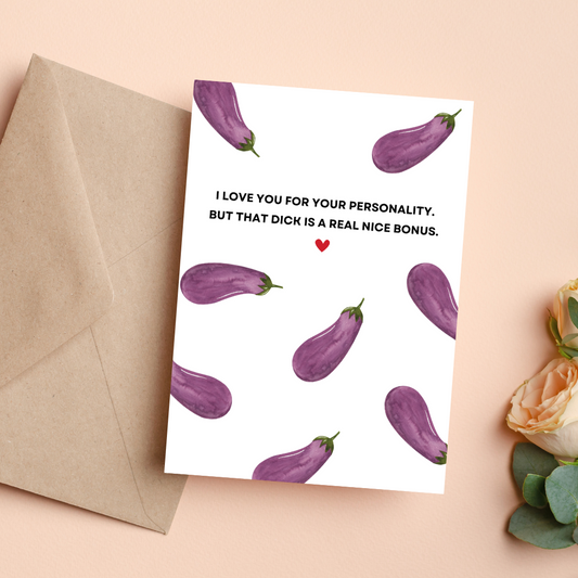 I Love You For Your Personality, BUT | Card