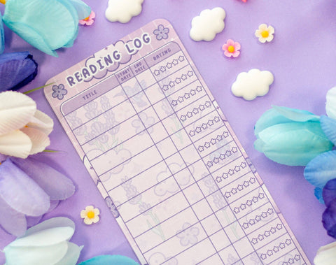 Lavender Dreams Reading Log | Bookmark