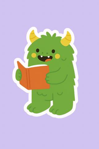 Book Monster | Sticker