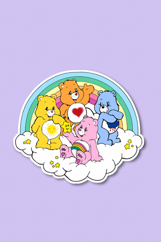 Retro Care Bears  | Sticker