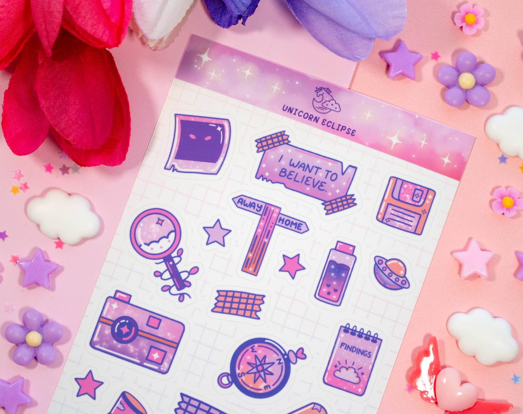 Pastel Cryptidcore Sticker Sheet