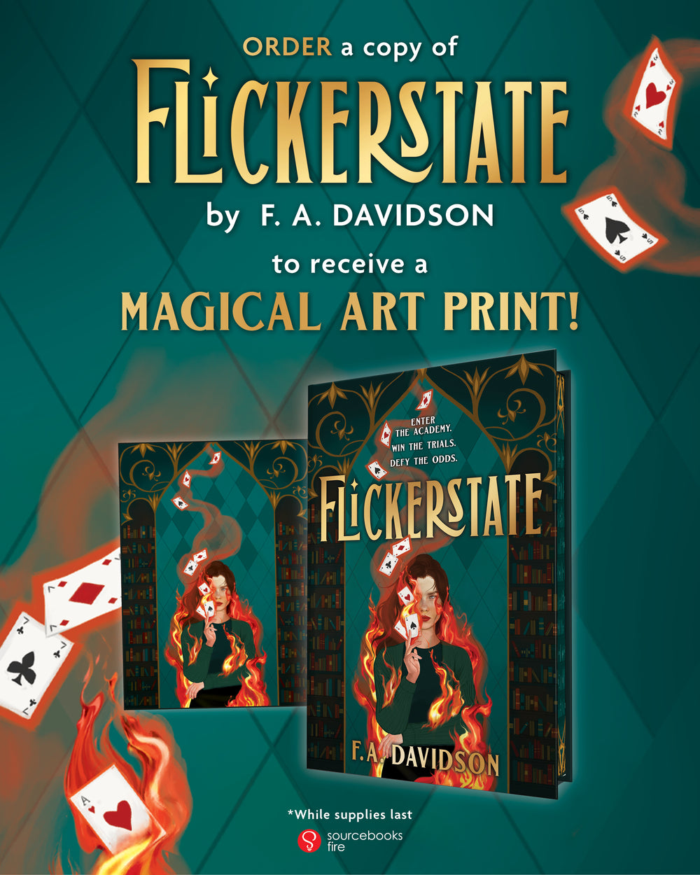 Flickerstate *Deluxe Hardcover with Magical Art Print (while supplies last)*