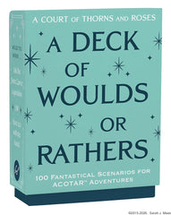A Court of Thorns and Roses Official Deck: A Deck of Woulds or Rathers: 100 Fantastical Scenarios for ACOTAR Adventures