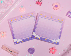 Purple Gradient Clouds | Sticky Notes