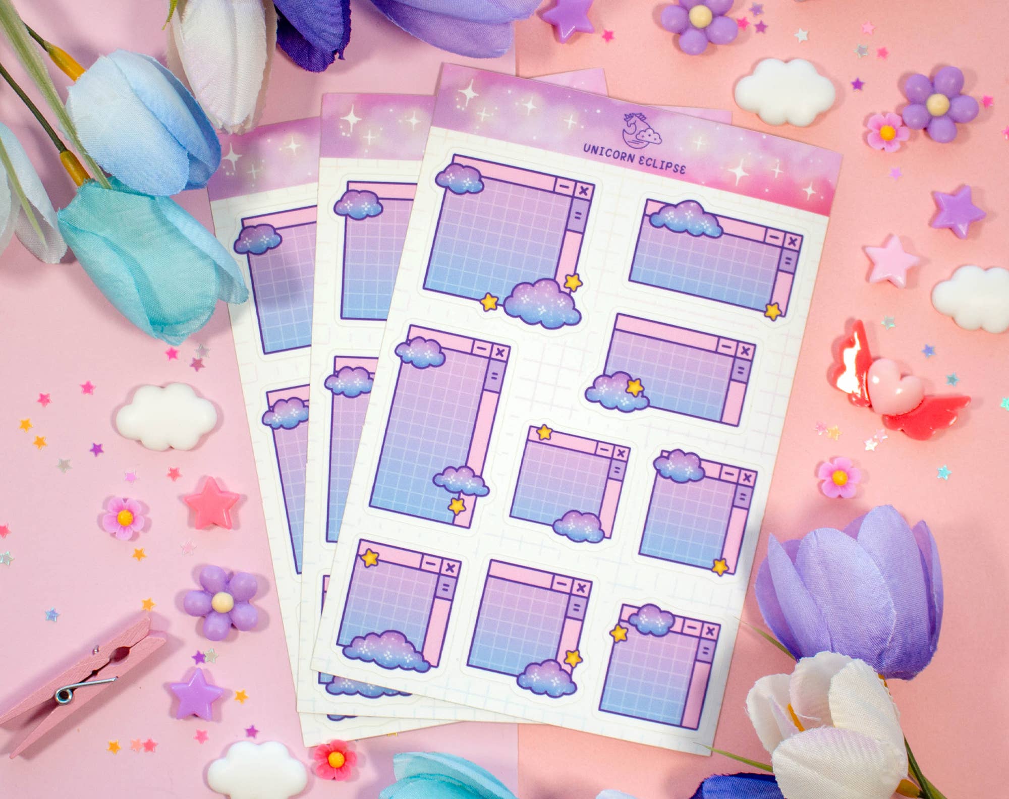 Cloud Notes | Sticker Sheet