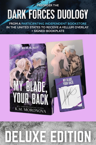 Exclusive Preorder! My Blade, Your Back *Deluxe Edition with Signed Bookplate* (Dark Forces, 2)