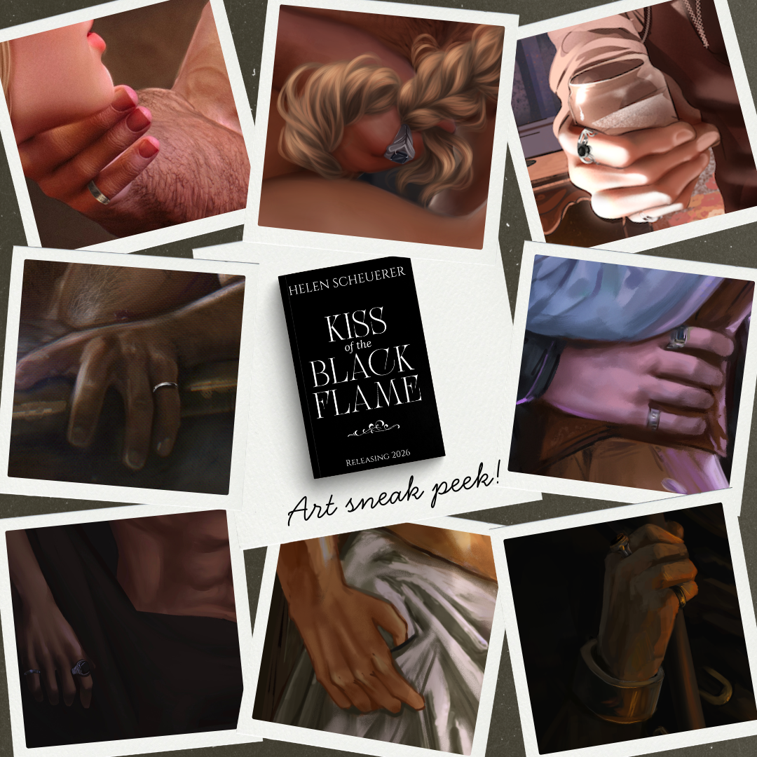 Kiss of the Black Flame  (The Bookbinder's Bargain, 1)