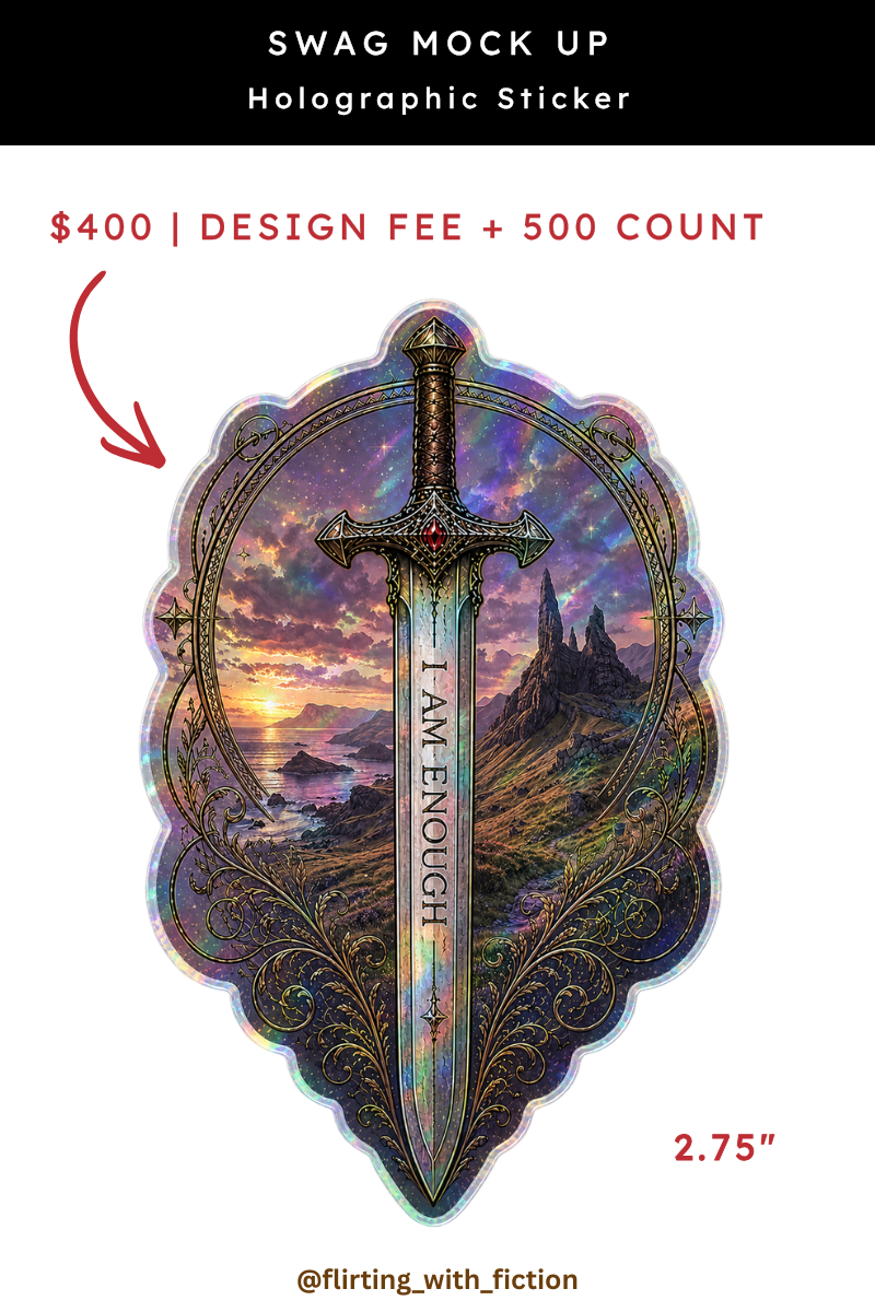 500 Holographic Stickers | Preorder Incentive | Queen of Shadow