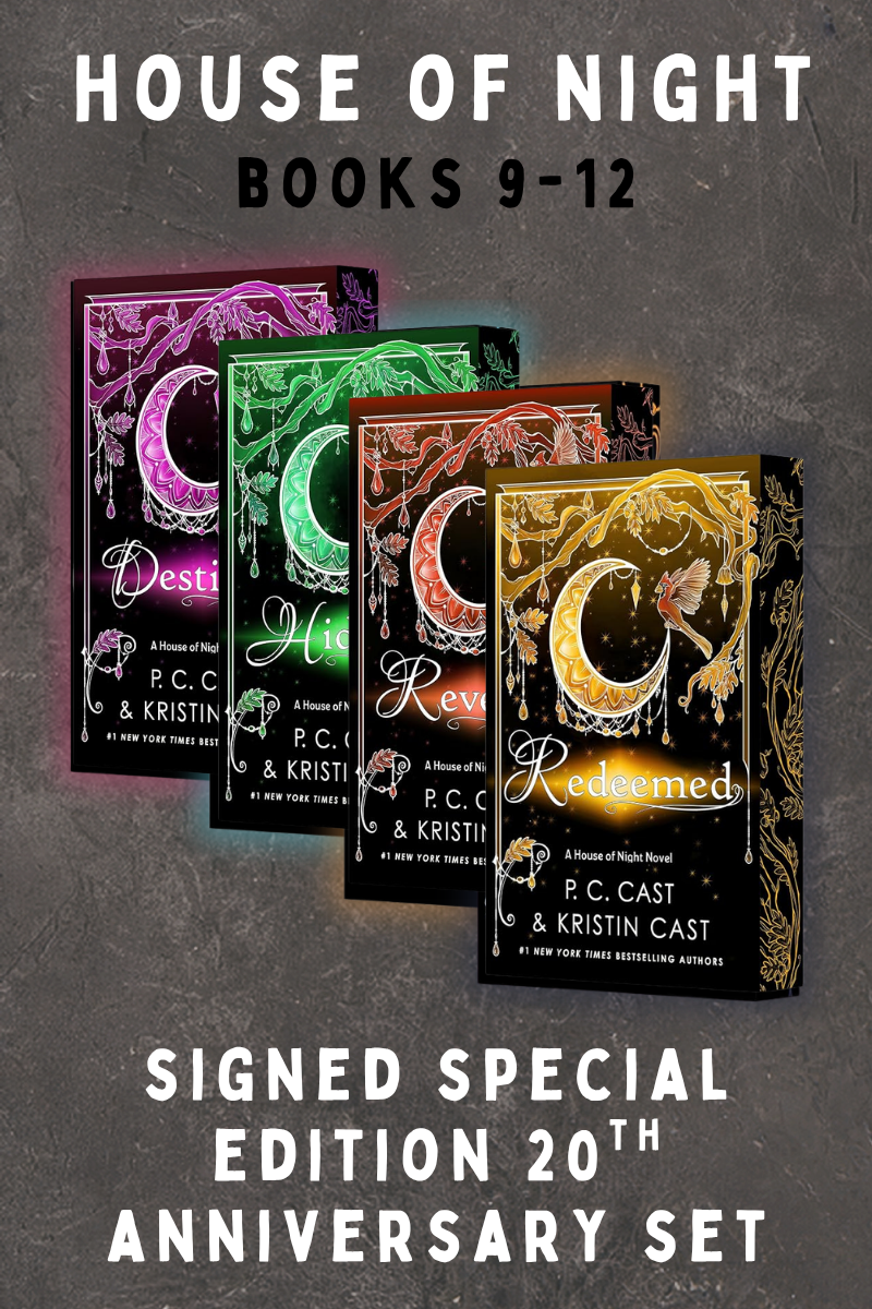 House of Night set #3 *Signed Deluxe 20th Special Editions* (books 9-12)