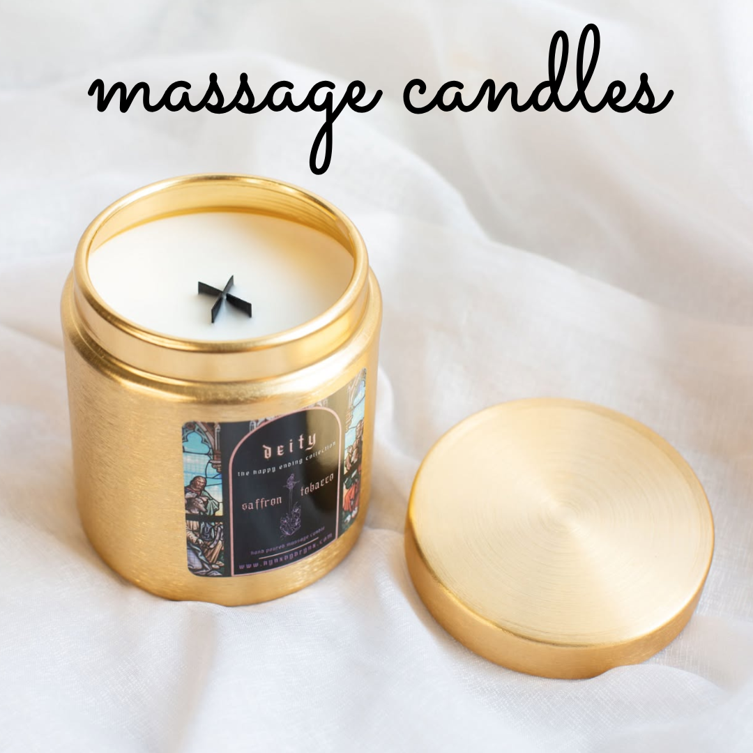 Saffron & Tobacco Massage Candle – Our Bookstore's Go-To Scent