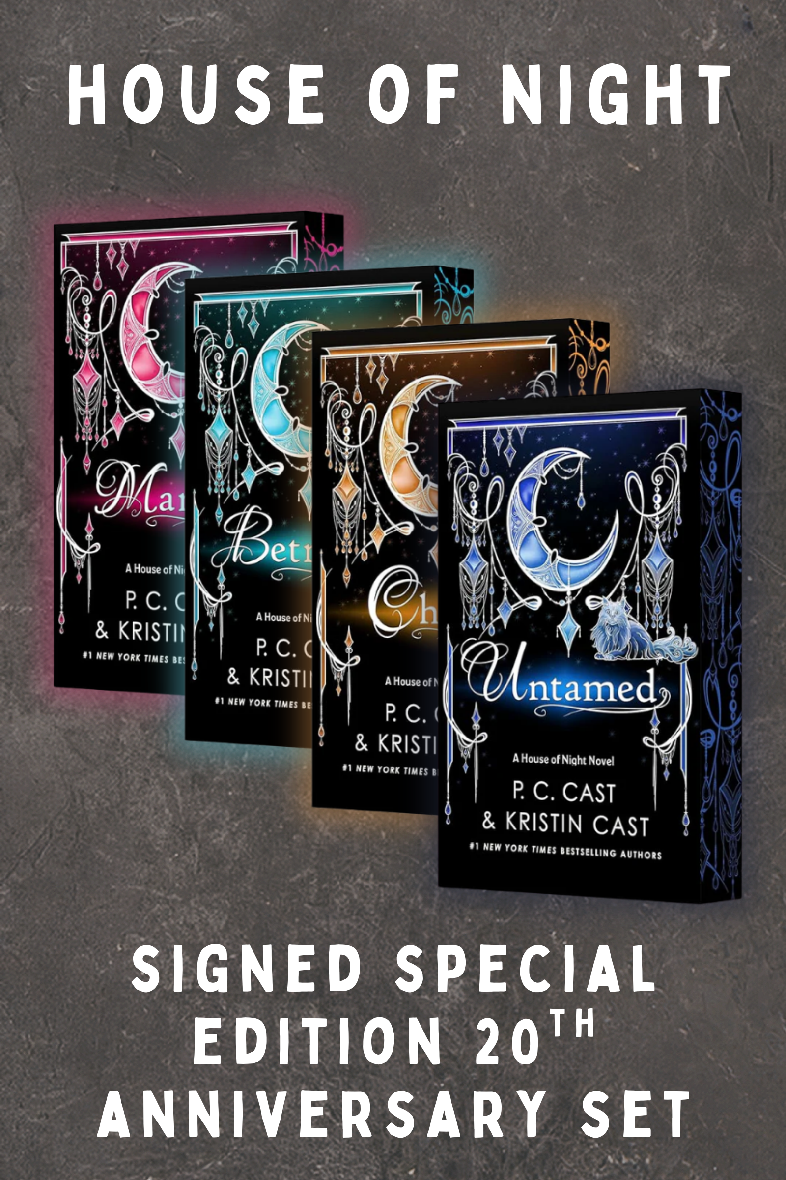 House of Night Set *Signed Deluxe 20th Special Editions*