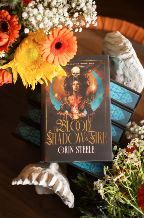 By Blood, Shadow, & Fire *Signed Limited Edition w/ Swag Bundle & Stenciled Edged*