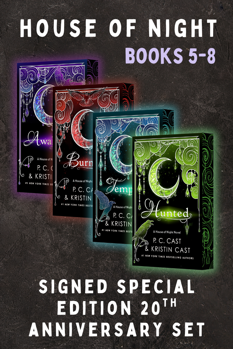House of Night set #2 *Signed Deluxe 20th Special Editions* (books 5-8)