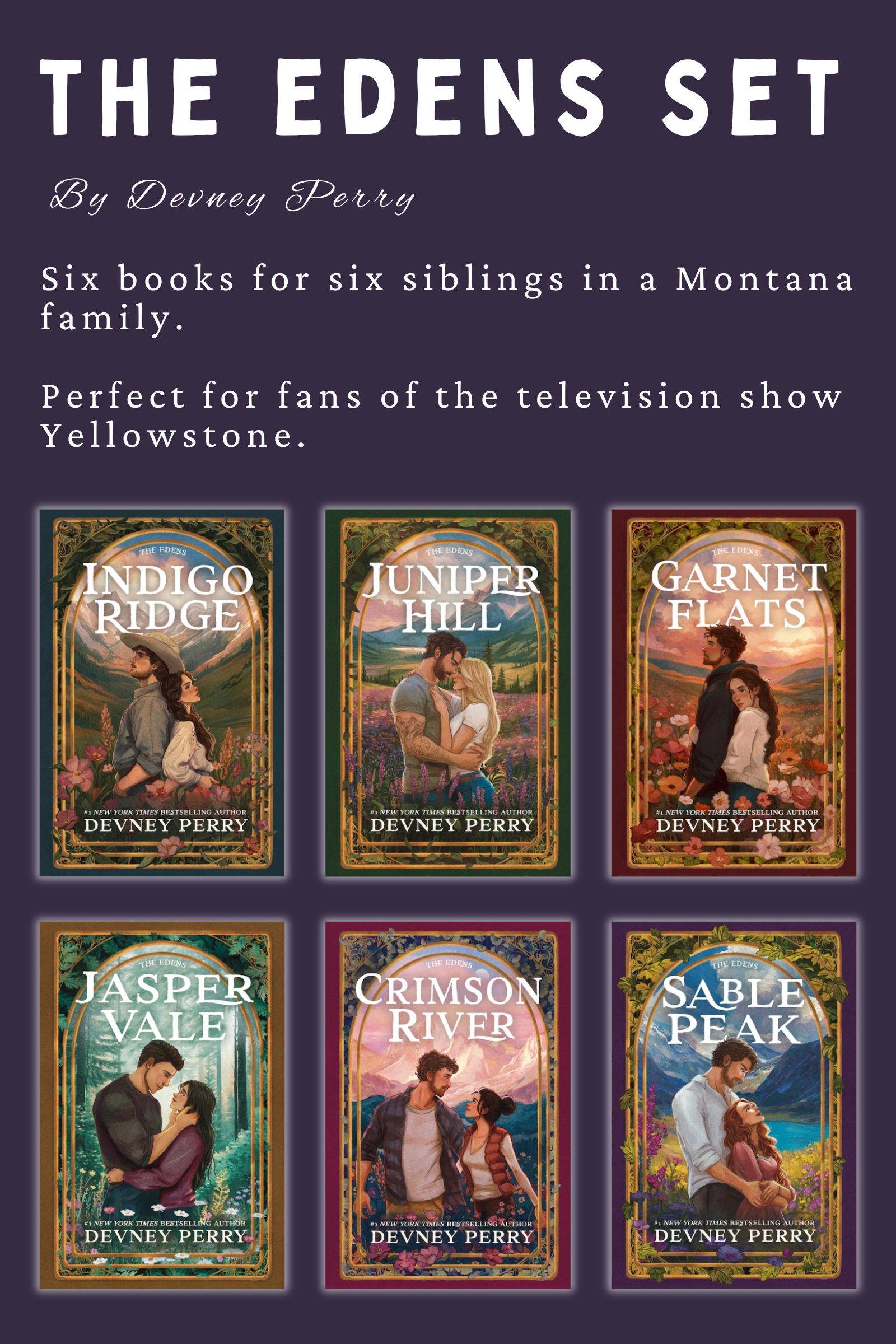 The Edens set by Devney Perry *New Illustrated Cover Art*